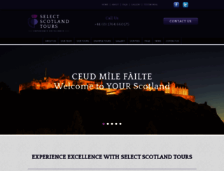 selectscotlandtours.com screenshot