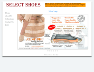 selectshoes.ca screenshot