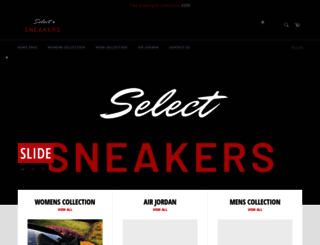 selectsneakerss.com screenshot