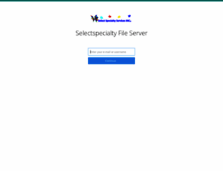 selectspecialty.egnyte.com screenshot