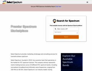 selectspectrum.com screenshot