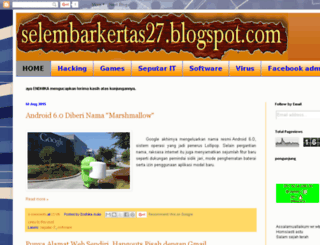 selembarkertas27.blogspot.com screenshot