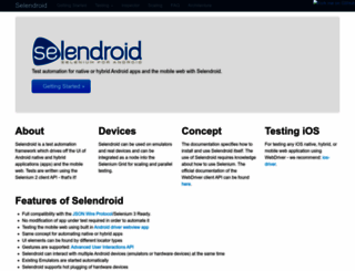 selendroid.io screenshot