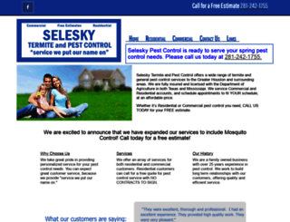seleskypestcontrol.com screenshot