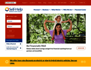 self-helpfcu.org screenshot