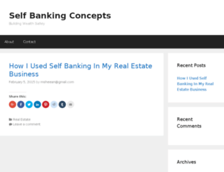 selfbankingconcepts.com screenshot