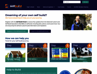 selfbuildportal.org.uk screenshot