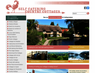 selfcateringcountrycottages.co.uk screenshot