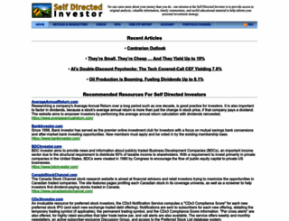 selfdirectedinvestor.com screenshot