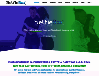 selfiebox.co.za screenshot