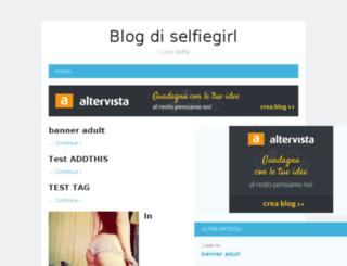 selfiegirl.altervista.org screenshot