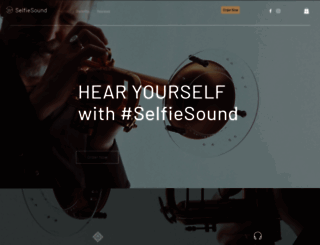 selfiesound.net screenshot