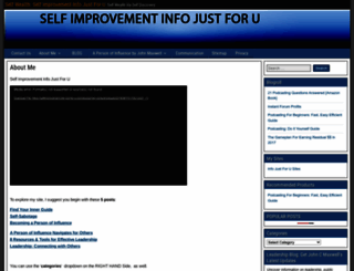 selfimprovement.info-just-for-u.com screenshot