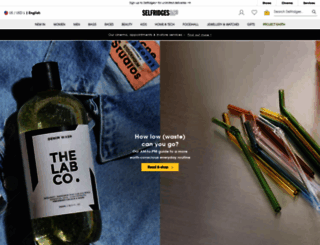 selfridges.co.uk screenshot
