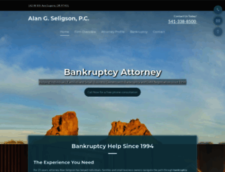 seligsonbankruptcylaw.com screenshot