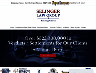 selingerlaw.com screenshot