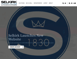 selkirkauctions.com screenshot