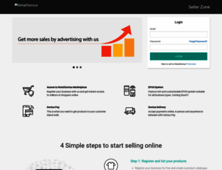sell.retailgenius.com screenshot