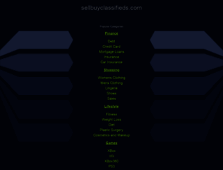 sellbuyclassifieds.com screenshot