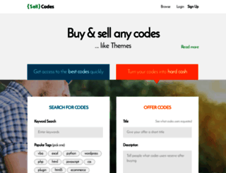 sellcodes.com screenshot