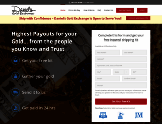 sellgold.danielsjewelers.com screenshot