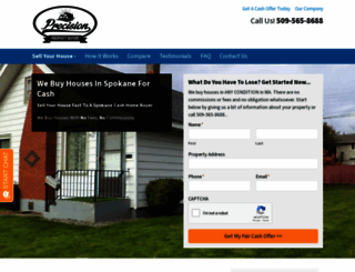 sellhousefastspokane.com screenshot