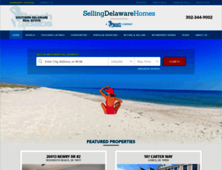 sellingdelawarehomes.com screenshot