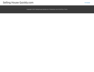 sellinghousequickly.com screenshot