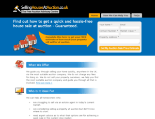 sellinghousesatauction.co.uk screenshot