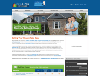 sellingmyhouse.com.au screenshot