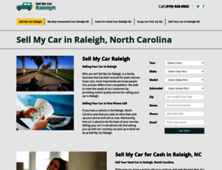 sellmycarraleigh.com screenshot