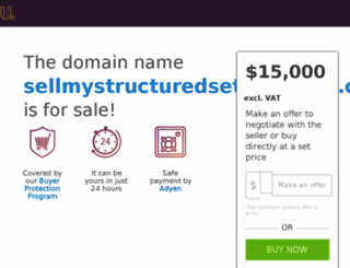 sellmystructuredsettlements.com screenshot