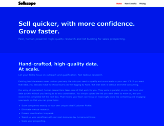 Access sellscope.com. Sellscope - Human-powered, high-quality list ...