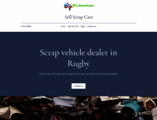 sellscrapcars.co.uk screenshot