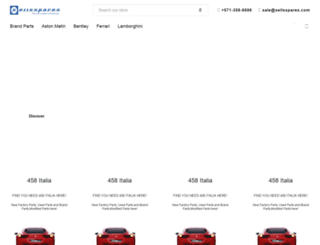 sellsspares.com screenshot