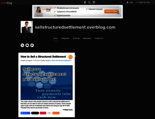 sellstructuredsettlement.overblog.com screenshot