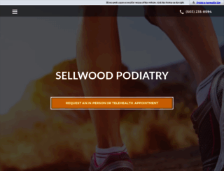 sellwoodpodiatry.com screenshot