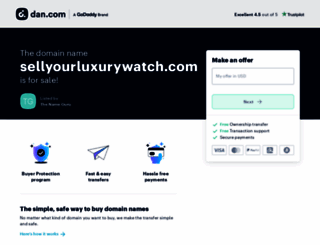 sellyourluxurywatch.com screenshot
