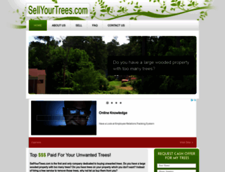 sellyourtrees.com screenshot