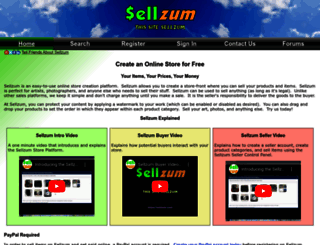 sellzum.com screenshot