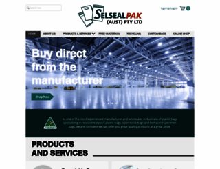 selsealpak.com.au screenshot
