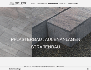 selzer-pflasterbau.de screenshot