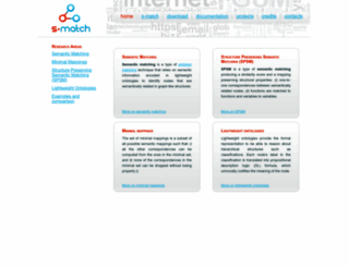 semanticmatching.eu screenshot