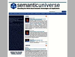semanticuniverse.com screenshot
