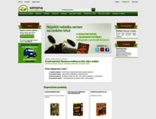 semena-rostliny.cz screenshot