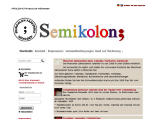 semikolon-onlineshop.com screenshot