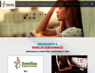 semillassubliminales.com screenshot