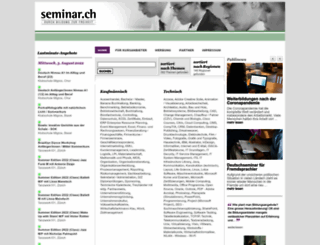 seminar.ch screenshot