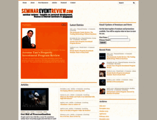 seminareventreview.com screenshot