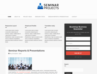 seminarprojects.com screenshot